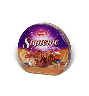 Wellmade Chocolate Supreme D TIN 600g x 8